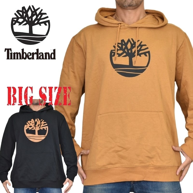 Timberland★長袖 プルオーバー ロゴ フーディー パーカー 大きいサイズ メンズ ティンバーランド パーカー プルオーバー