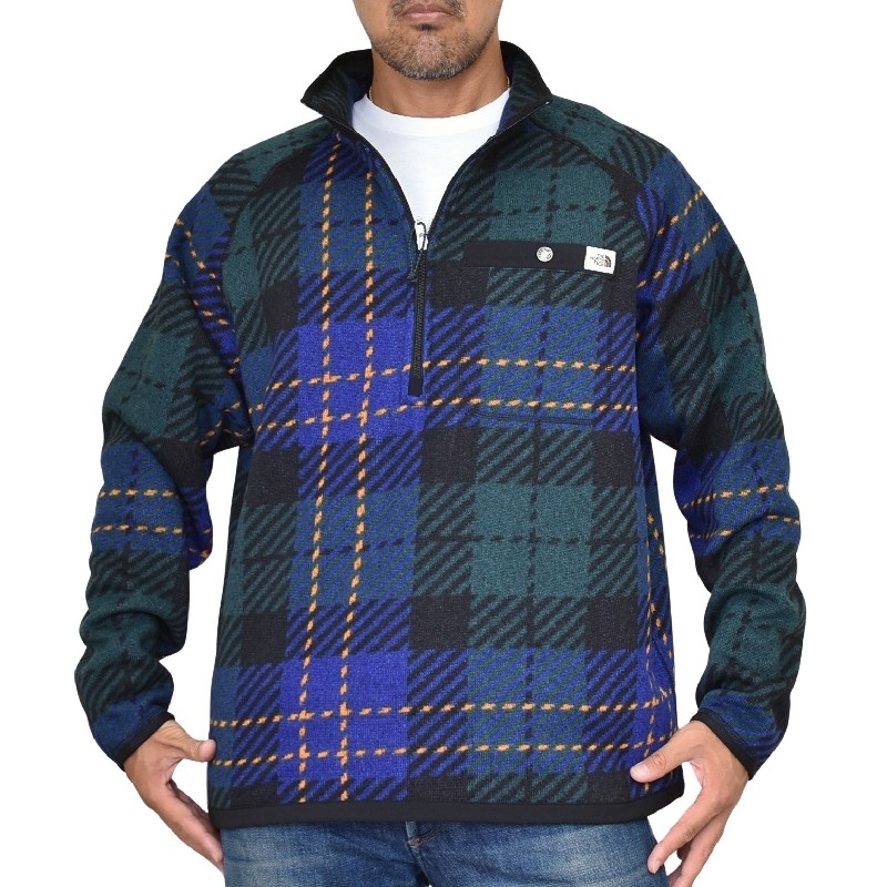 大きいサイズ メンズ ノースフェイス フリースジャケット ハーフジップ