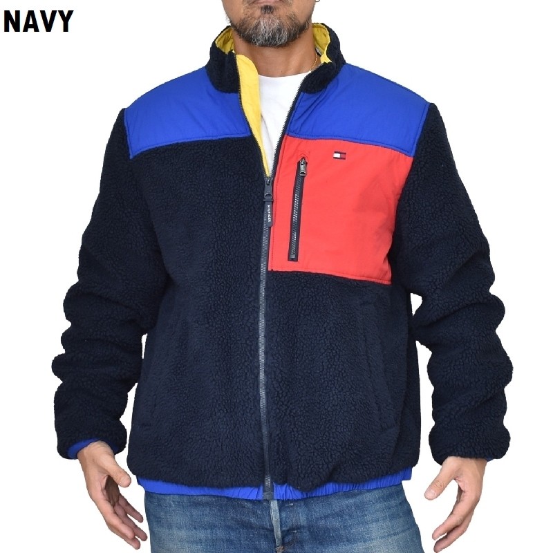 トミーヒルフィガージャケットネイビーXL TOMMY HILFIGER（トミー・ヒルフィガー） ブルゾン X-LARGE ネイビー