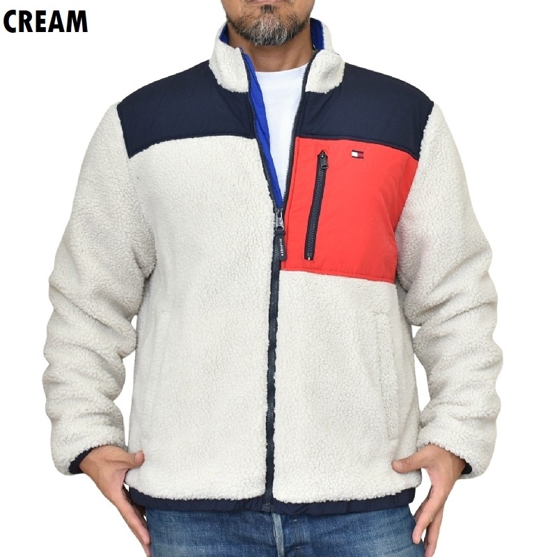 格安，お得 Tommy HILFIGER トミー　ジャケット ボア　XXL 紺色