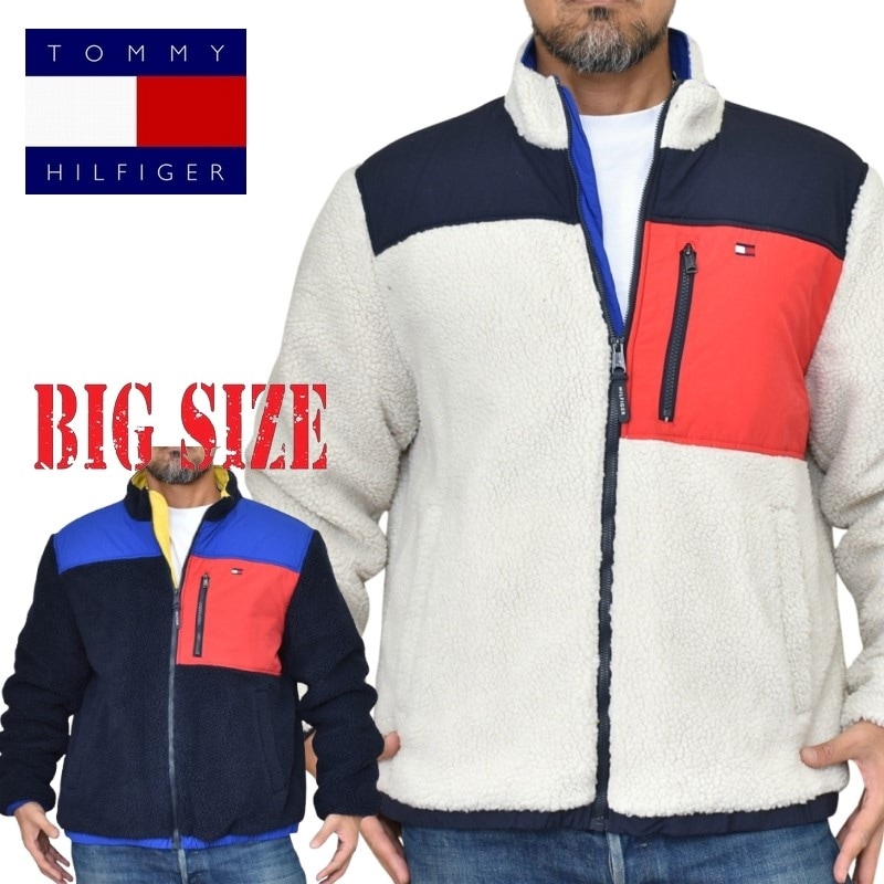 SALE】 大きいサイズメンズ TOMMY HILFIGER トミーヒルフィガー SHERPA
