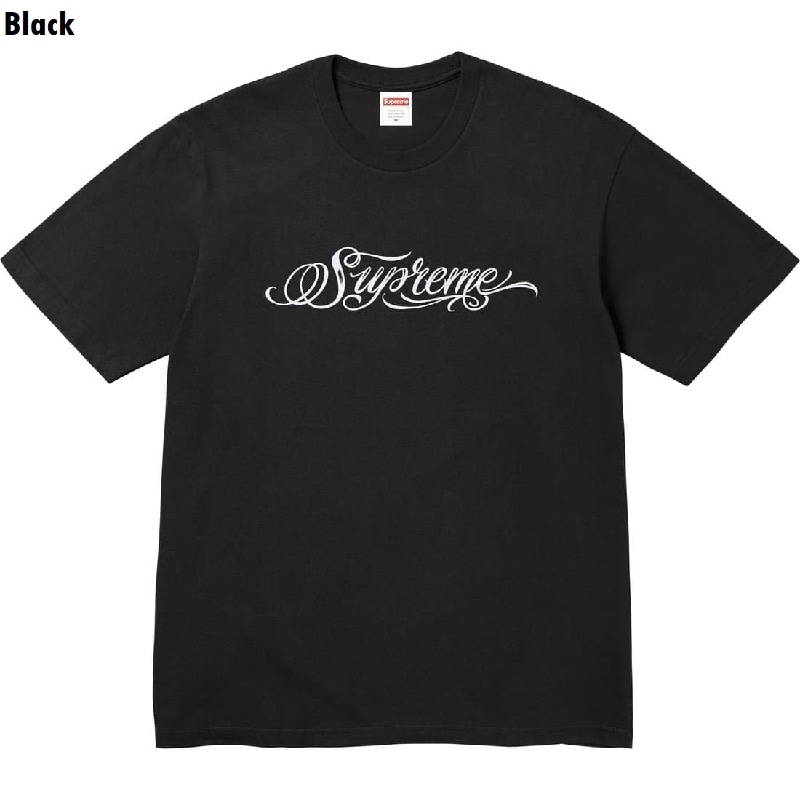 大きいサイズ メンズ Supreme シュプリーム Script Tee 半袖 Tシャツ 