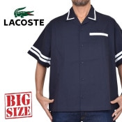 大きいサイズ メンズ ラコステ Lacoste 長袖 鹿の子 ポロシャツ