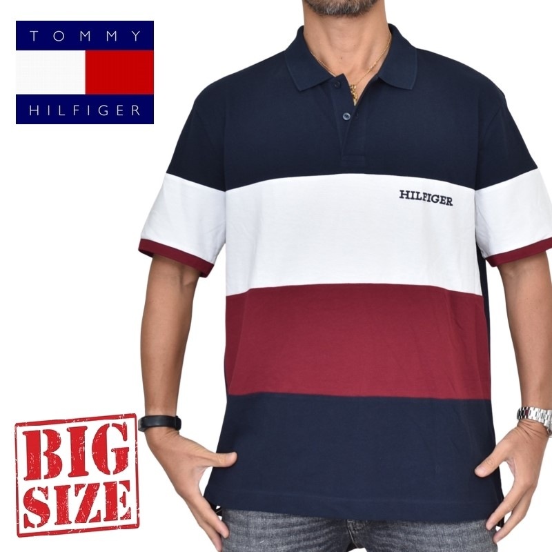 大きいサイズメンズ TOMMY HILFIGER トミーヒルフィガー 半袖