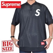礭  Supreme ץ꡼ S Logo Baseball Henley ١ܡإ꡼ XXL