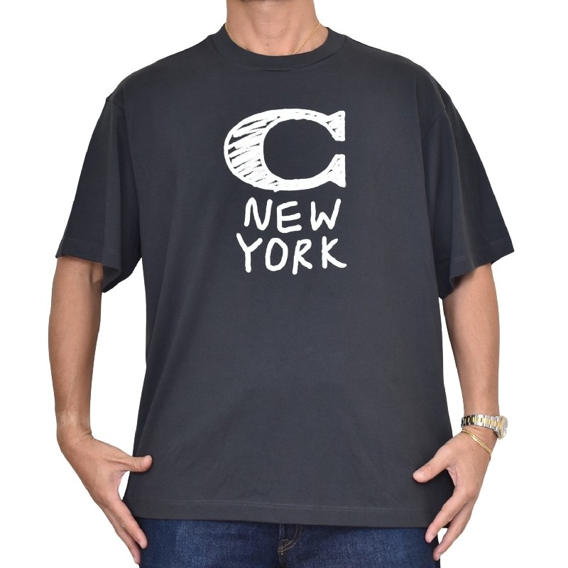 新品 コーチ Tシャツ（半袖） 大きいサイズ メンズ COACH コーチ 半袖Tシャツ 半袖Tシャツ ビッグ