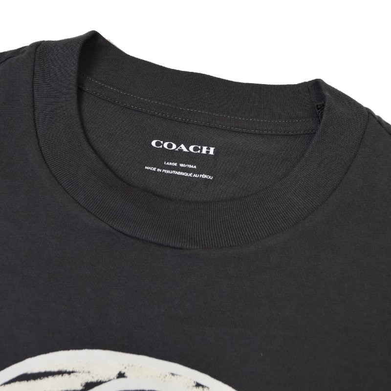 コーチ Tシャツ(半袖) COACH コーチ Tシャツ 半袖 ブルー メンズ レディース (Coach/Tシャツ