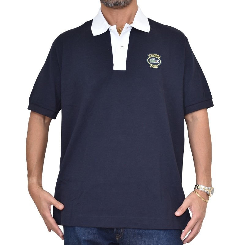 大きいサイズ メンズ LACOSTE ラコステ ワンポイント 鹿の子 半袖 ポロシャツ USA直輸入 l1212 大きいサイズ メンズ Lacoste ラコステ クルーネック 半袖Ｔシャツ
