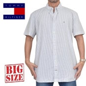 礭 ȥߡҥե TOMMY HILFIGER Ⱦµ  ݥ ܥ ȥ饤 REGULAR FIT STRETCH XXL