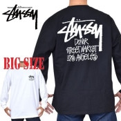 537【人気XLサイズ】ステューシー♤ビッグロゴ　長袖ロンT ヴィンテージ加工 537【人気XLサイズ】ステューシー♤ビッグロゴ 長袖ロンT