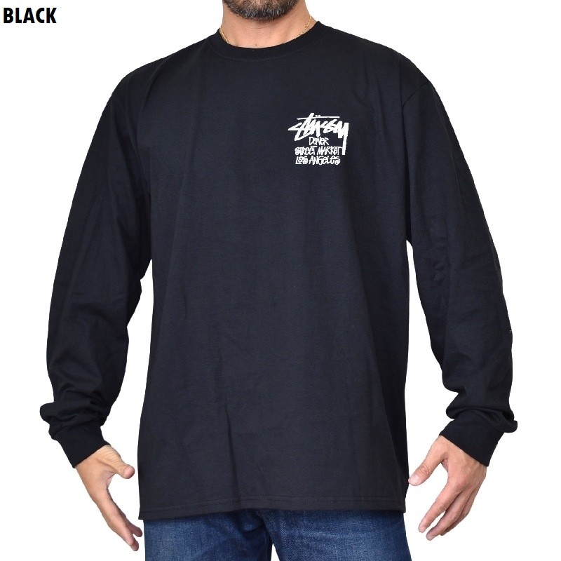 大きいサイズメンズ STUSSY ステューシー ロンT 長袖 Tシャツ