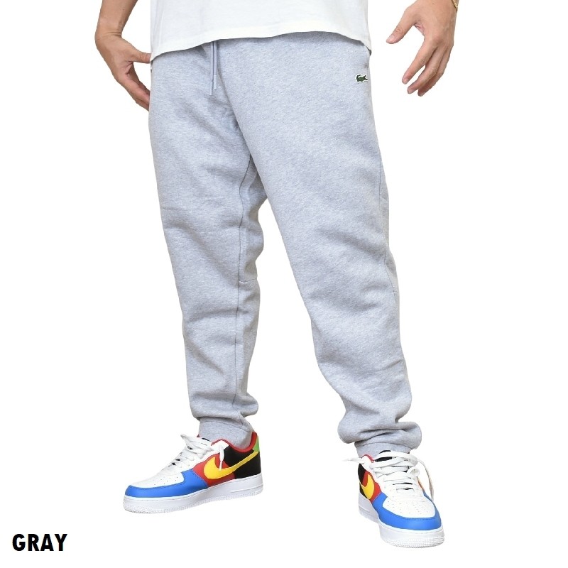 ラコステスウェットパンツ　希少 大きいサイズ メンズ LACOSTE ラコステ LOGO STRIPE JOGGERS