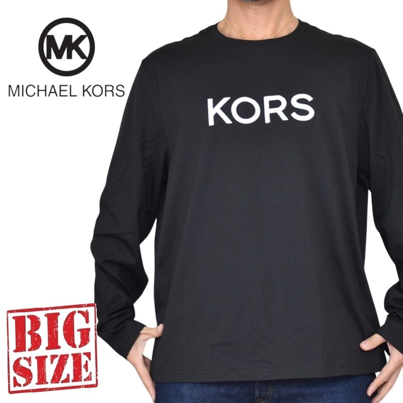 大きいサイズ メンズ MK MICHAEL KORS マイケルコース 長袖T