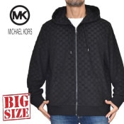 MICHAEL KORS マイケルコース メンズ パーカー MICHAEL KORS パーカー ロゴ コットンブレンド フーディ メンズ