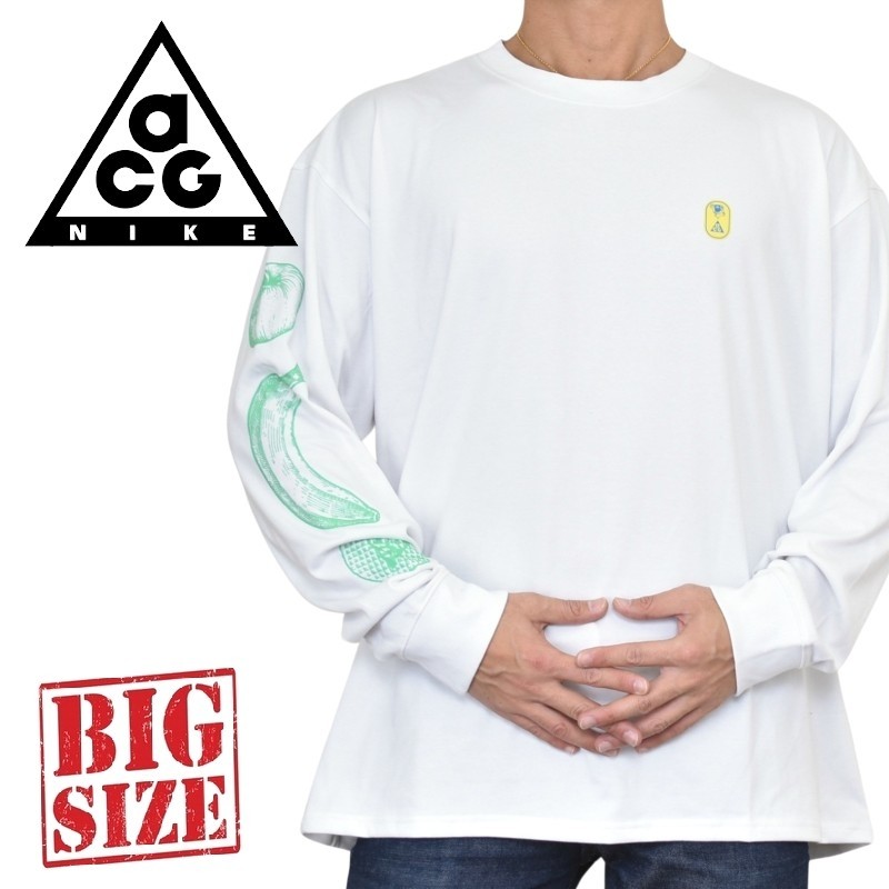 大きいサイズ メンズ NIKE ACG ナイキ クルーネック アームプリント