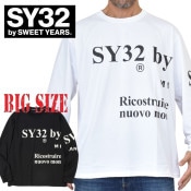  礭  SY32 by SWEET YEARS ȥ䡼 NEW SEPARATE GRAPHIC L/S TEE T Ĺµԥ XXXL XXXXL