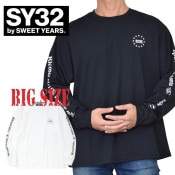  礭  SY32 by SWEET YEARS ȥ䡼 SLEEVE MESSAGE L/S TEE T Ĺµԥ XXXL XXXXL
