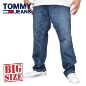礭 TOMMY JEANS ȥߡ ǥ˥ѥ  ѥ åץե饤 ȥå STRETCH STRAIGHT 40