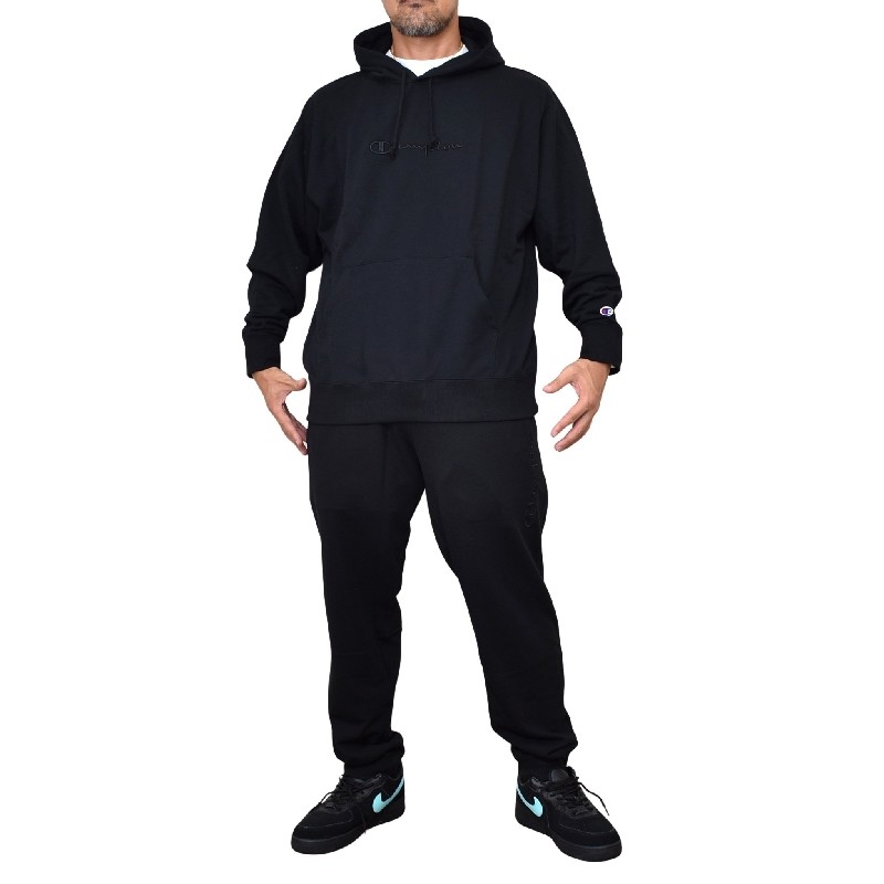 値下げ★チャンピオン　セットアップ　SWS★美品　XL ネイビー Champion（チャンピオン） スウェット 上下 メンズ Champion E-MOTION