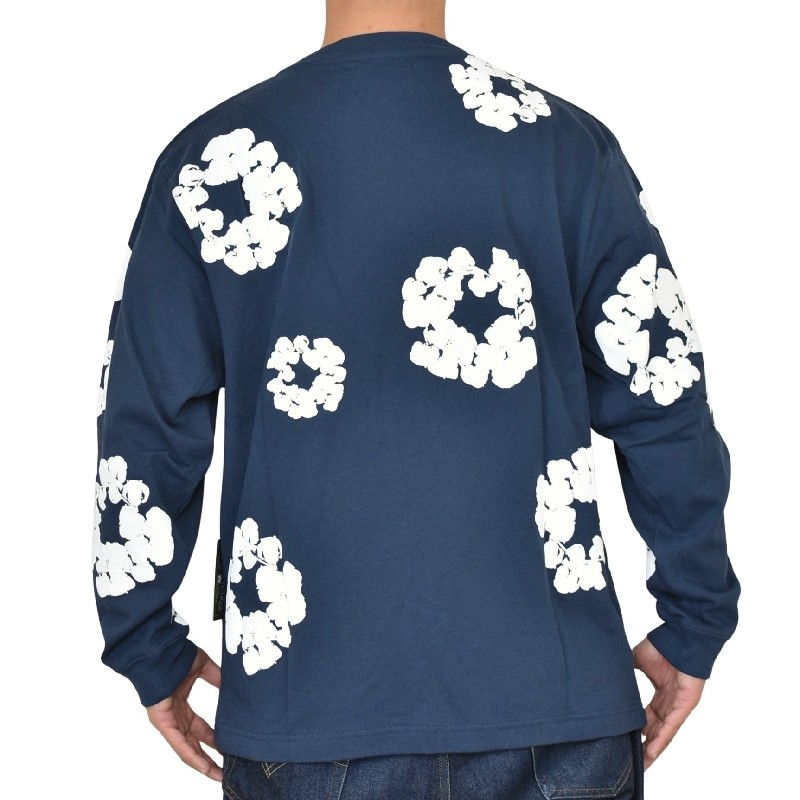大きいサイズ メンズ Denim Tears デニムティアーズ 長袖Tシャツ ロン