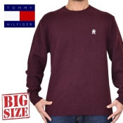 礭 ȥߡҥե TOMMY HILFIGER  ˥å 롼ͥå Ĺµ ݥȻɽ XL XXL