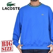 �礭�������� ��� LACOSTE �饳���� ���롼�ͥå� �������åȥ���� �ȥ졼�ʡ� Loose Fit French Made Sweatshirt XXL