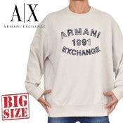 礭  ޡ˥ A/X ARMANI EXCHANGE åȥ 롼ͥå ץ륪С XXL