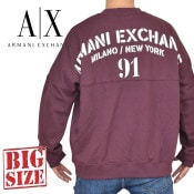 礭  ޡ˥ A/X ARMANI EXCHANGE åȥ 롼ͥå ץ륪С XXL