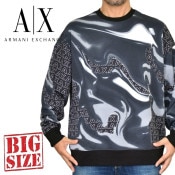礭  ޡ˥ A/X ARMANI EXCHANGE  åȥ 롼ͥå ץ륪С ӥå륨å XL