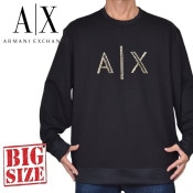 礭  ޡ˥ A/X ARMANI EXCHANGE ɥ 롼ͥå ץ륪С XXL