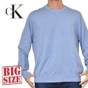 �礭�������� ��� CK ����Х󥯥饤�� Calvin Klein ���롼�ͥå� �ե���ȥ��� �˥å� �������� XXL