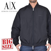 �礭�������� ��� ����ޡ��˥����������� A/X �ե른�å� �ܥ�С����㥱�å� �� �֥�å� ARMANI EXCHANGE XL XXL