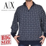 �礭�������� ��� ����ޡ��˥����������� A/X �˥å� �������� �ץ륪���С� �ϡ��ե��å� ���� �ӥå����륨�å� ARMANI EXCHANGE XXL