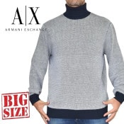 新品 未使用 A/X アルマーニエクスチェンジ ニットジャケットXL大きいサイズ アルマーニエクスチェンジ A/X ARMANI EXCHANGE ニットジャケット