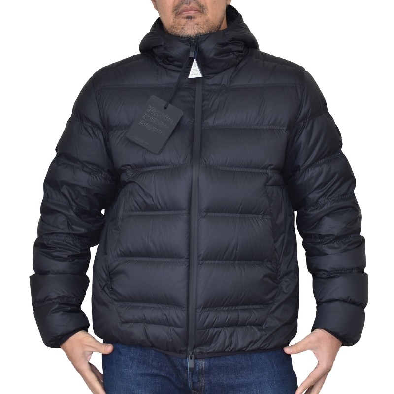 モンクレール　MONCLER GODLEY ダウンジャケットフーディブラックロゴ MONCLER モンクレール GARDY フードロゴ ダウンジャケット 4 | 大きい