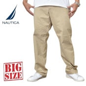 �礭�������� ��� NAUTICA �Ρ��ƥ��� �Ρ����� ���ȥ�å� ���Υѥ� ����եץ��� classic fit golf print deck pant 40 42�����