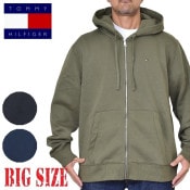 �礭����������� TOMMY HILFIGER �ȥߡ��ҥ�ե����� Zip Hoodie �ե른�å� �ѡ����� �������å� ΢���� XXL