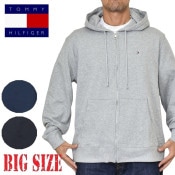 �礭����������� TOMMY HILFIGER �ȥߡ��ҥ�ե����� Zip Hoodie �ե른�å� �ѡ����� �������å� ΢�� XXL