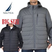 �礭�������� ��� NAUTICA �Ρ��ƥ��� �ա����դ� �ϥ��֥�å� ���ʥ��㥱�å� XXL