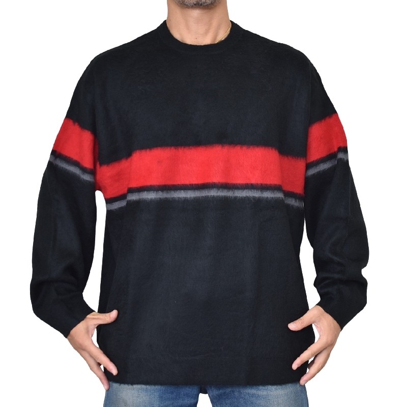 大きいサイズ メンズ Supreme シュプリーム Brushed Stripe Sweater