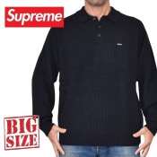�礭�������� ��� Supreme ����ץ꡼�� Small Box Polo Sweater ���⡼��ܥå��� �ݥ��������� �˥å� XL