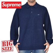 �礭�������� ��� Supreme ����ץ꡼�� Small Box Polo Sweater ���⡼��ܥå��� �ݥ��������� �˥å� XL