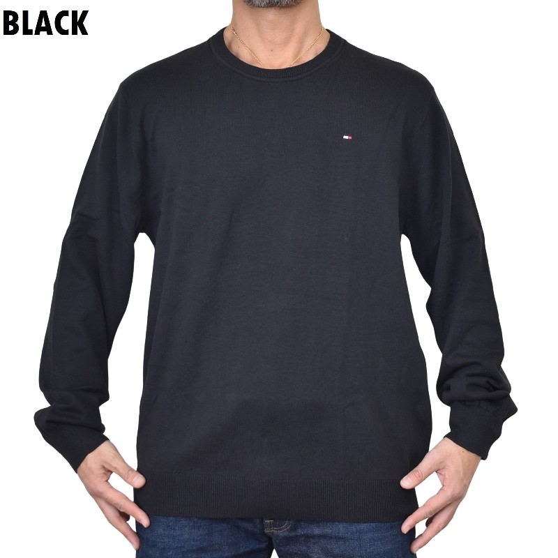 大きいサイズメンズ トミーヒルフィガー TOMMY HILFIGER クルーネック 