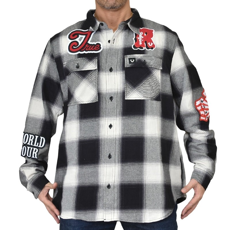 大きいサイズ メンズ TRUE RELIGION トゥルーレリジョン BUFFALO PLAID