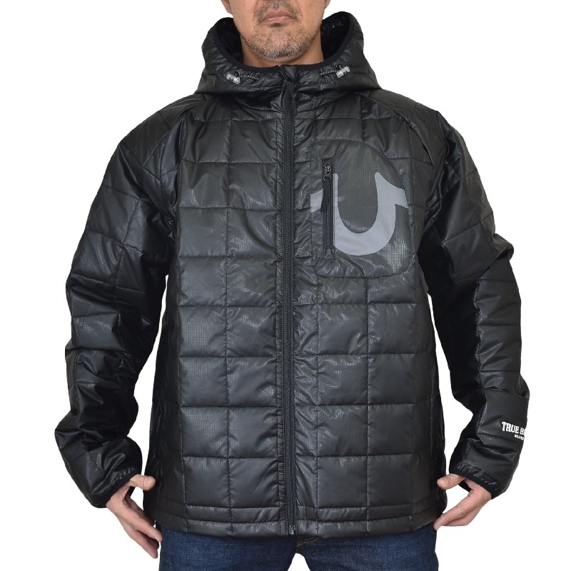 大きいサイズ メンズ TRUE RELIGION トゥルーレリジョン GEO QUILTED