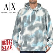 �礭�������� ��� ����ޡ��˥����������� A/X ARMANI EXCHANGE �ץ륪���С� �ա��ǥ��� ��åե� �����ޥ� ���� �������� XXL