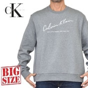 �礭�������� ��� CK ����Х󥯥饤�󥸡��� Calvin Klein Jeans ɮ���Υ֥��ɥ��� �ɽ� ΢���� ���롼�ͥå� �������åȥ���� �ȥ졼�ʡ� XXL