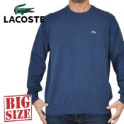 SALE】 大きいサイズ メンズ ラコステ Lacoste 長袖 鹿の子 ポロシャツ
