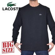 �礭�������� ��� �饳���� Lacoste ���롼�ͥå� ��åե����� Ĺµ�ԥ���� ���ݥ���� Cotton Lounge T-Shirt XL XXL