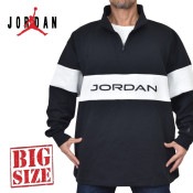 �礭�������� ��� NIKE �ʥ��� �������硼���� Air Jordan Golf Half Zip Top Black & Dark Shadow Dri-FIT 1/4���å� ����եȥå� �������å� XXXL